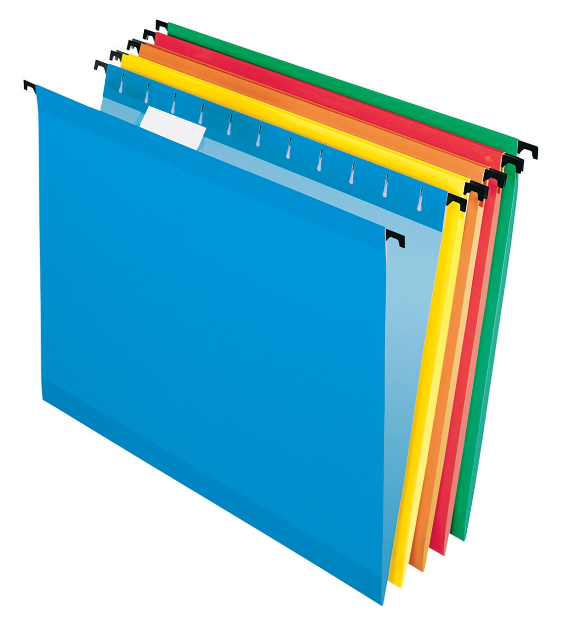 Pendaflex SureHook Hanging File Folder, Letter Size, 1/5 Cut Tabs, Assorted Colors, Set of 20
